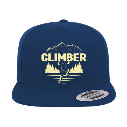 Casquette plate brodée Climber