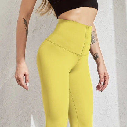 Warme Damen-Leggings mit hoher Taille für Fitnesssport