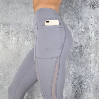 Leggings taille haute avec poches SVOKOR : Leggings de fitness tendance pour femmes