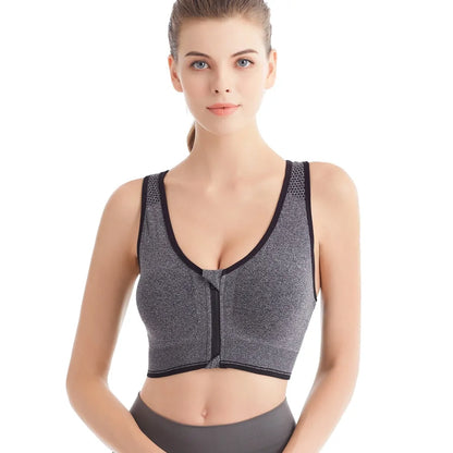 Soutien-gorge de sport pour femme, haut court, vêtements de fitness