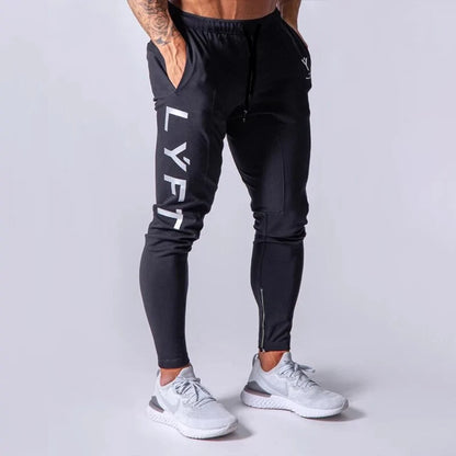 Pantalons de survêtement de fitness pour hommes : Pantalon de jogging élastique