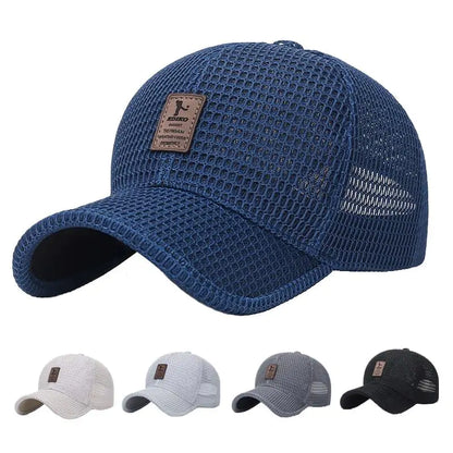 Casquette de baseball ajustable à visière incurvée pour homme