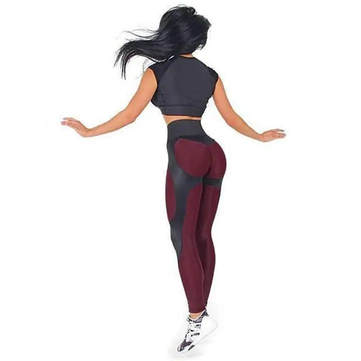 Contour Adventure Push-Up-Fitness-Leggings mit hoher Taille