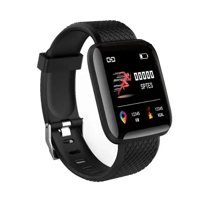 Montre connectée Bluetooth avec suivi d'activité physique.