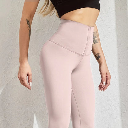 Warme Damen-Leggings mit hoher Taille für Fitnesssport