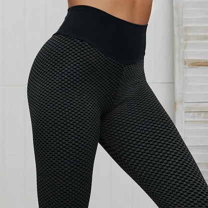 Leggings de fitness push-up en maille pour femmes