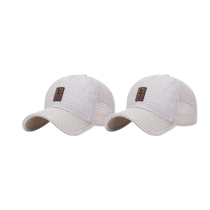 Casquette de baseball ajustable à visière incurvée pour homme