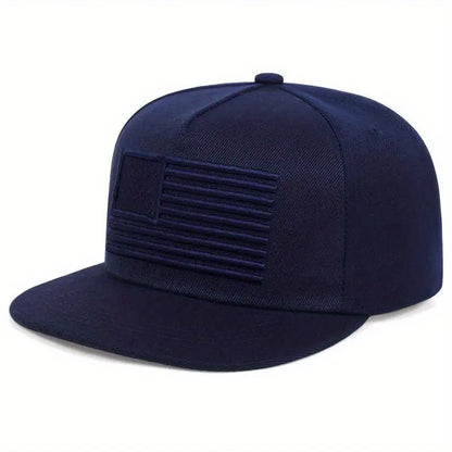 Casquette de baseball avec drapeau américain