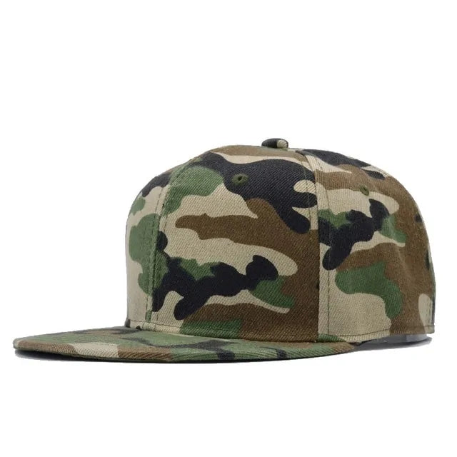 Casquette de baseball camouflage neige