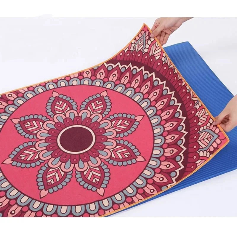 Tapis de yoga antidérapant à double couche