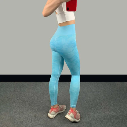 Damen-Fitness-Leggings mit hoher Taille