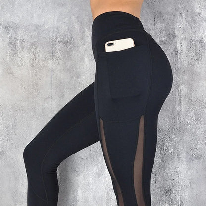 Leggings taille haute avec poches SVOKOR : Leggings de fitness tendance pour femmes