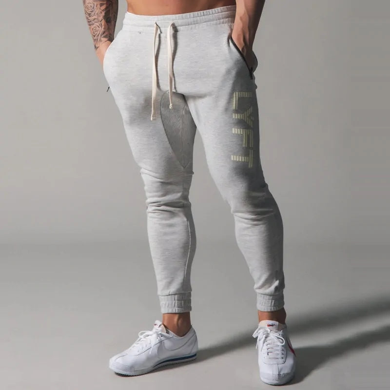 Pantalons de survêtement de fitness pour hommes : Pantalon de jogging élastique