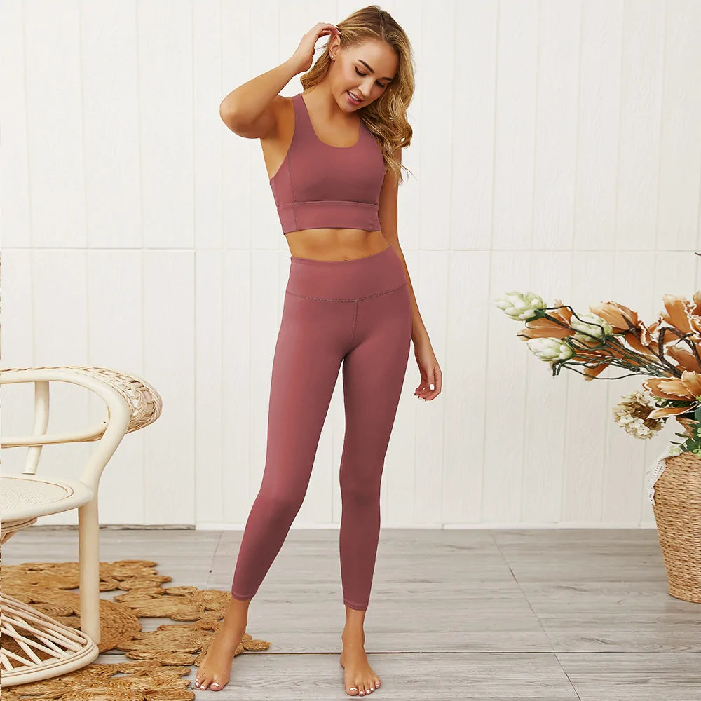 Ensemble de sport sans couture pour femme Kaminsky Fitness