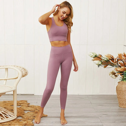 Ensemble de sport sans couture pour femme Kaminsky Fitness