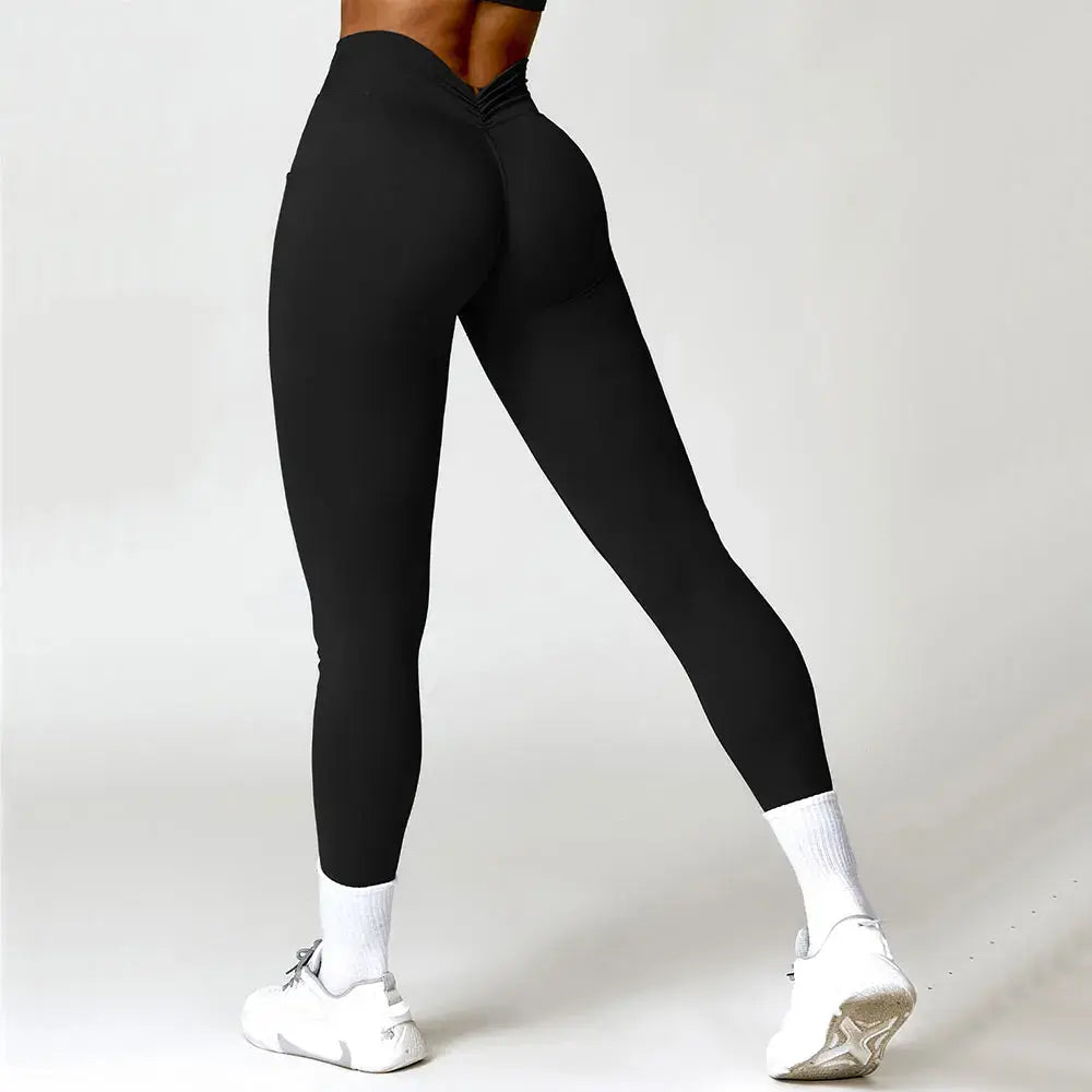 Leggings de fitness pour femme avec effet push-up et levage des hanches