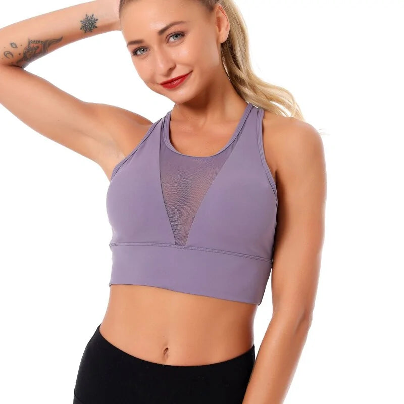 Soutien-gorge push-up pour femme - Soutien-gorge de sport, d'exercice et de fitness