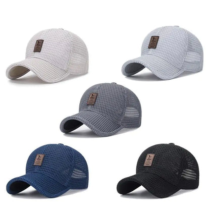 Casquette de baseball ajustable à visière incurvée pour homme