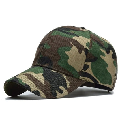 Casquette de baseball camouflage neige