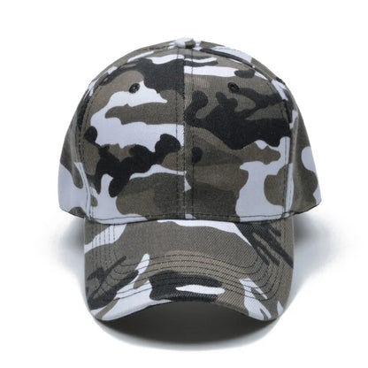 Casquette de baseball camouflage neige