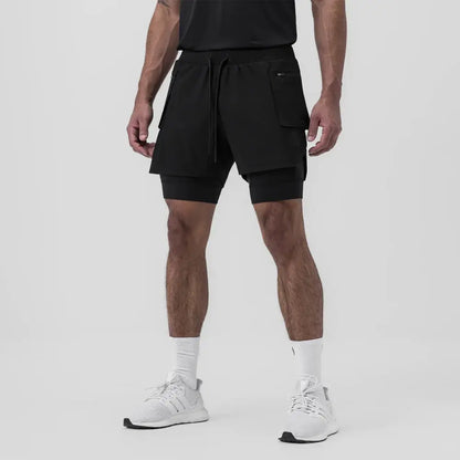 Fitness-Cargo-Shorts-Set