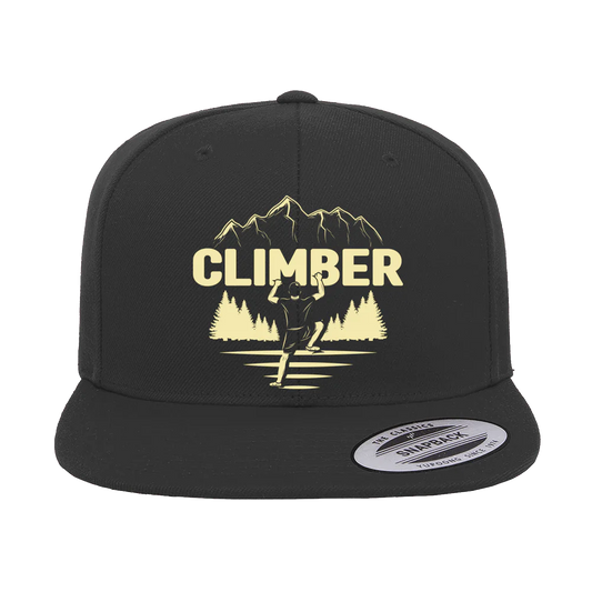 Casquette plate brodée Climber