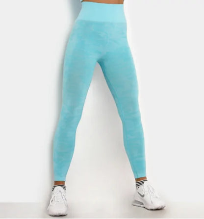 Damen-Fitness-Leggings mit hoher Taille