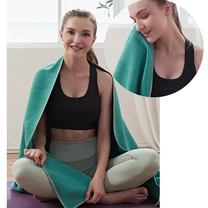 Tapis de yoga antidérapant à double couche